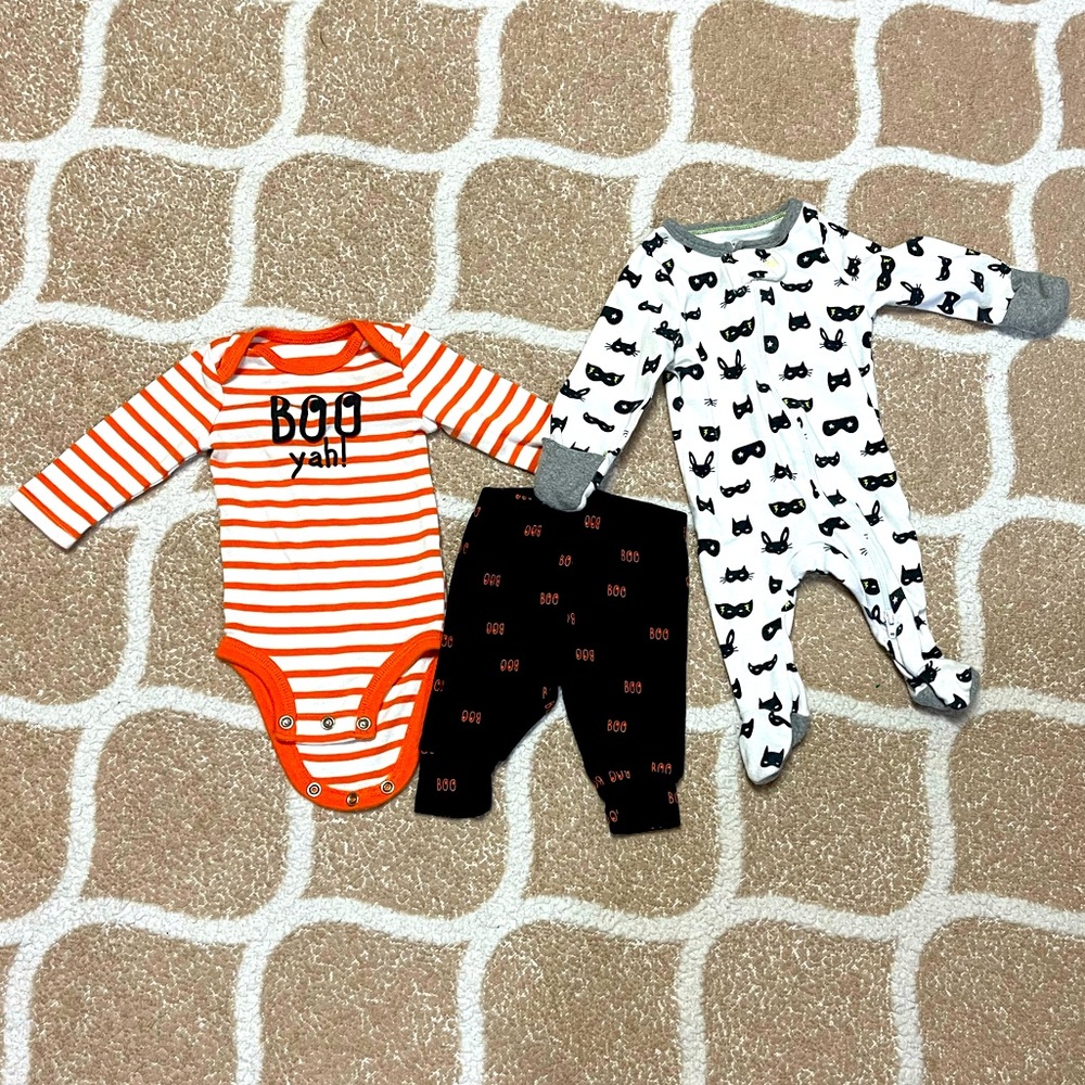 Halloween Newborn Outfit Set